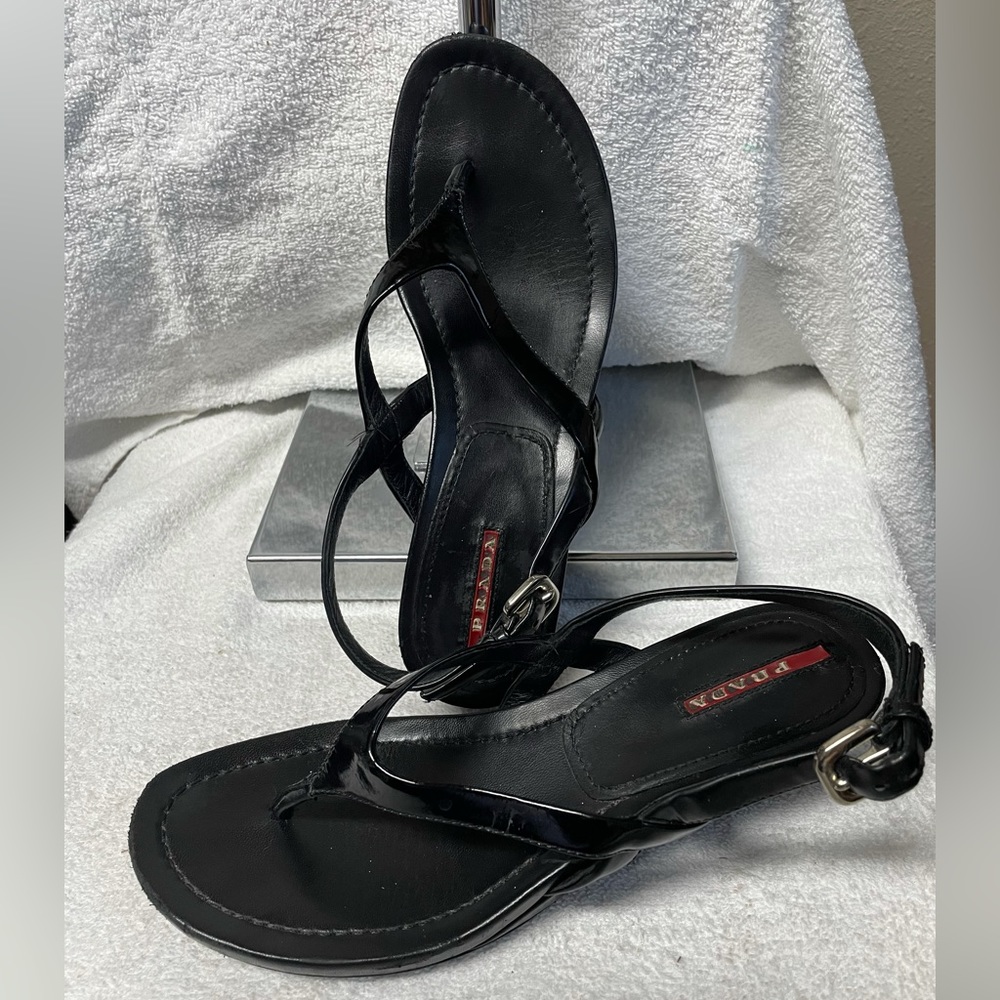 Prada Wedge Sandals - Picture 5 of 11
